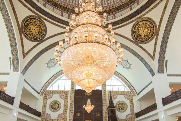 Kristal Taşlı Cami Avize Modeli