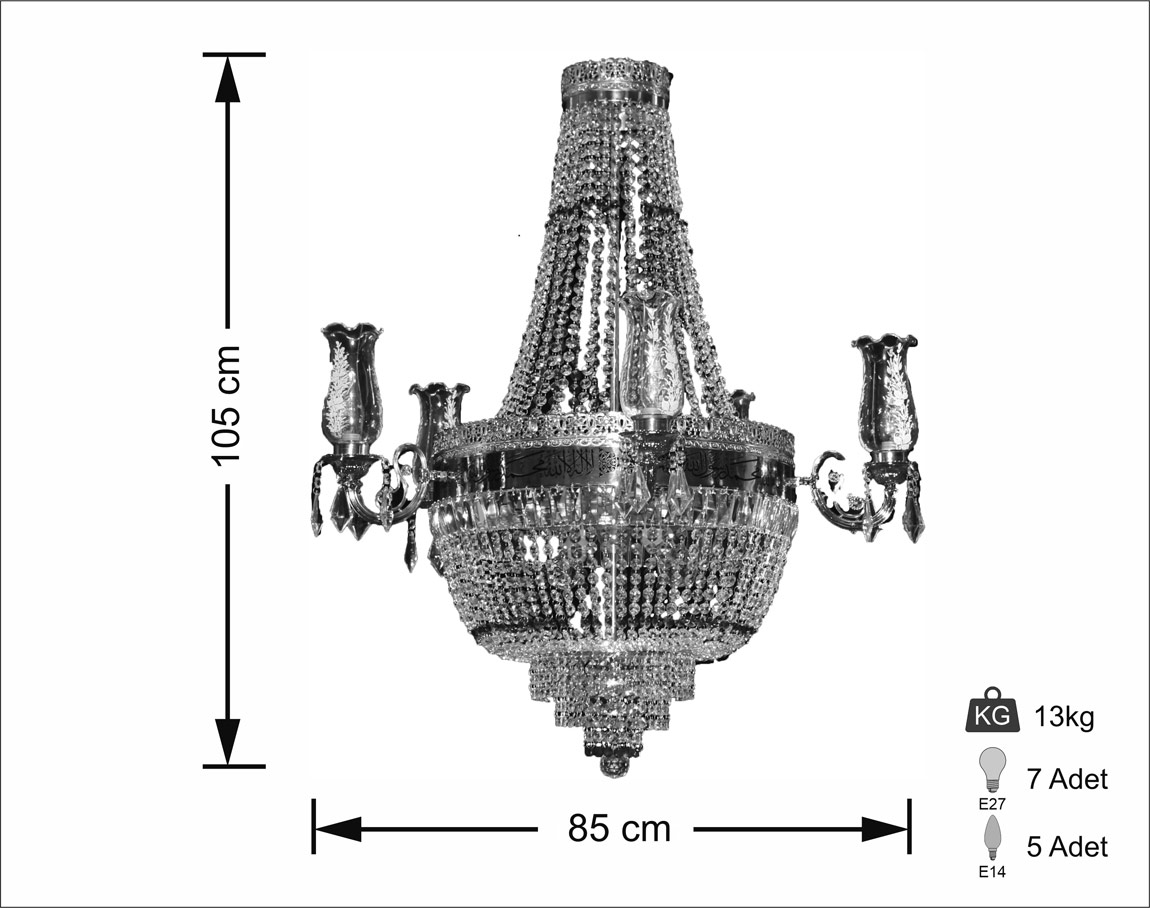 Ayetli Klasik 50'lik kollu