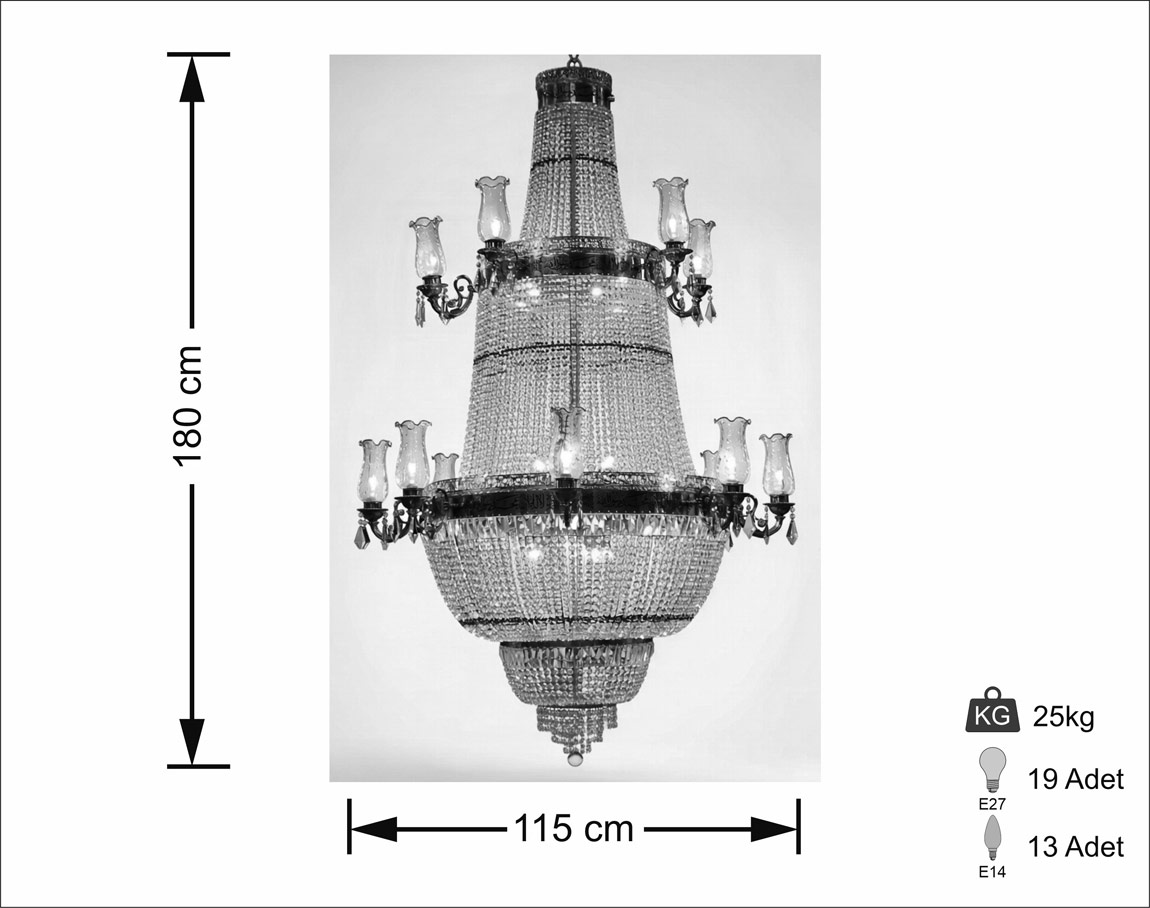 Ayetli Klasik 80'lik Katlı
