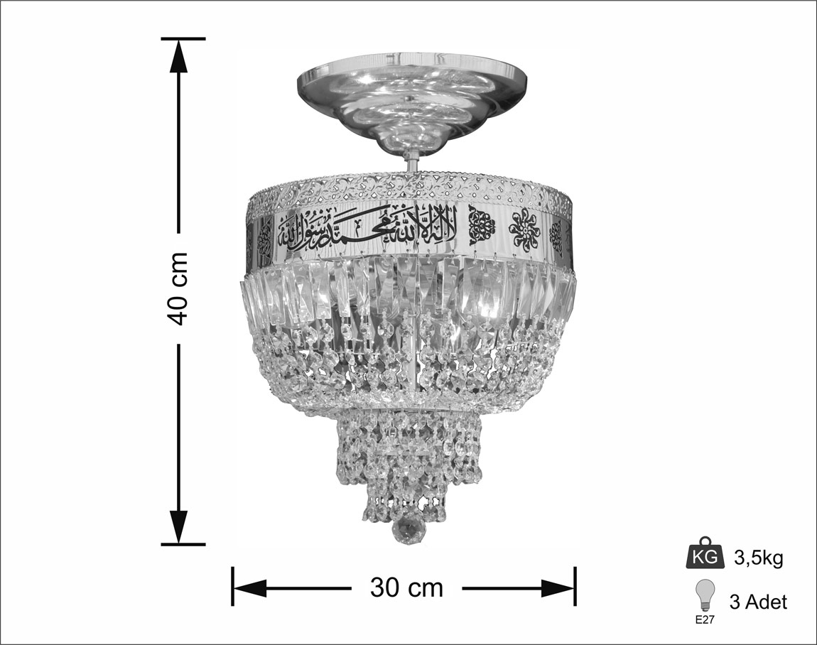 Ayetli Klasik 30'luk Platfonyer