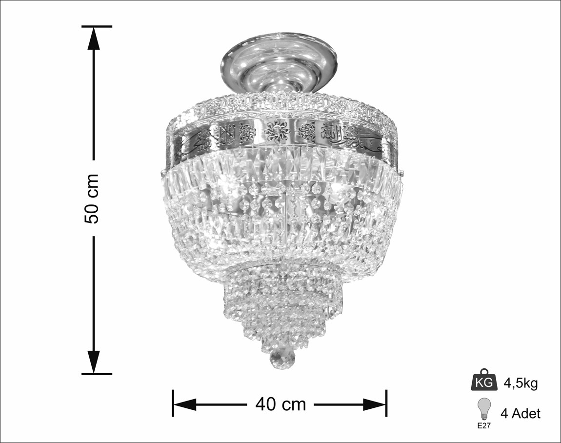 Ayetli Klasik 40'lık Platfonyer